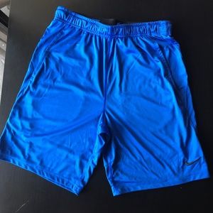 Nike Dri-Fit blue MENS gym shorts, size MEDIUM